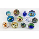 (lot of 12) Paperweight group