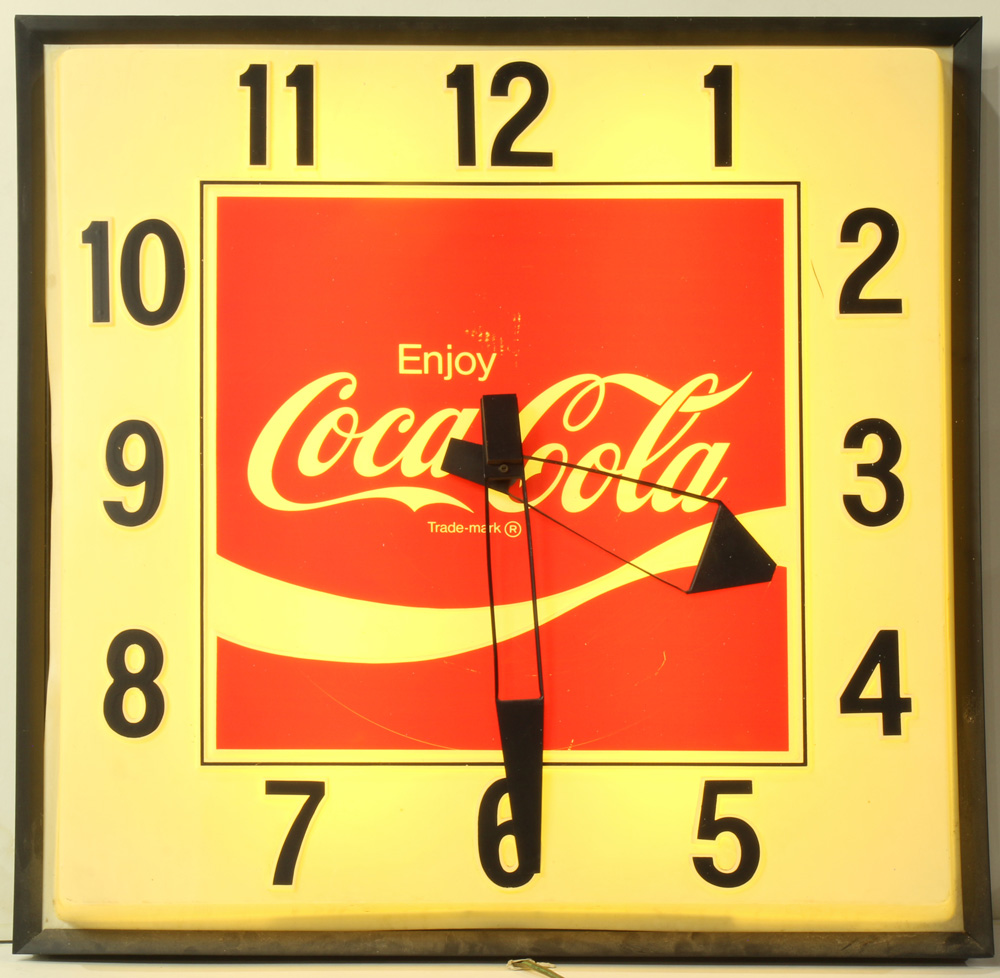 Coca-Cola neon clock