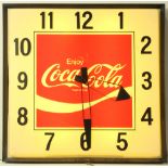 Coca-Cola neon clock
