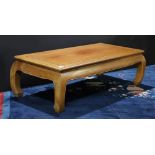 An Asian-Style Wood Coffee Table