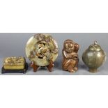 (lot of 4) A Group of Small Chinese Decorative Objects