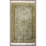 A Kashmiri silk carpet
