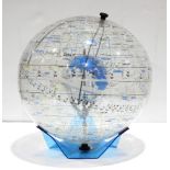 A Trippensee transparent celestial globe