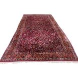 A Persian Sarouk carpet