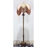 A Victorian style floor lamp