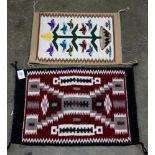 (lot of 2) Southwest Mexican textile group