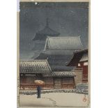 Japanese Modern Woodblock Print, Kawase Hasui