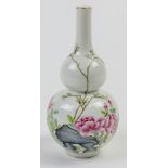 Chinese Porcelain Famille-rose Double-gourd vase