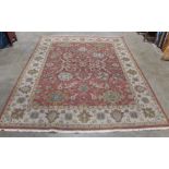 Indo Heriz carpet, 8'1" x 9'10"