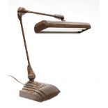 A Mid Century Flexo metal desk lamp