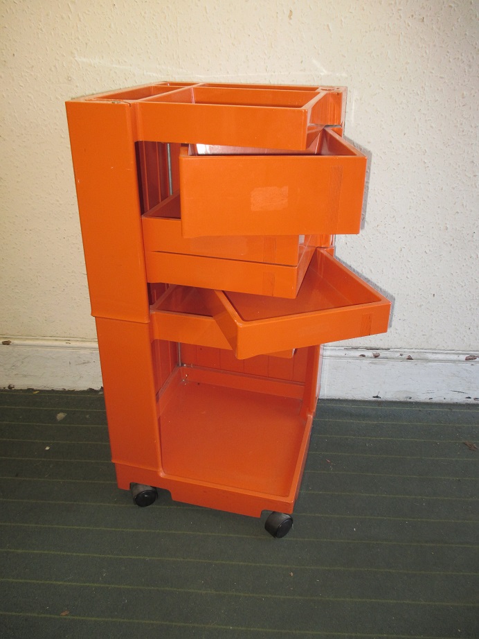 A vintage Italian designer Boby Trolley, by Joe Colombo