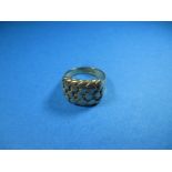 A gents 18ct gold signet ring, approx. weight 12g