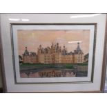 "Chambord" a large framed limited edition Serigraph by Liudmila Kondakova