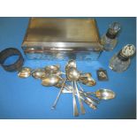 A quantity of sterling silver items