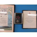 A Queens coronation review medal to Signalman R P Bucknall C/JX865762 With certificates