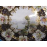 A Royal Worcester hand painted plate, date marked 1902 and signed H Davis