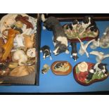 A quantity of Border fine arts and Ladro figures and other items