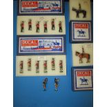 A parcel of boxed die-cast hand painted military figures by Ducal