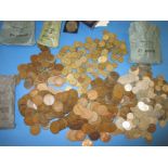 A large quantity of pre-decimal coins