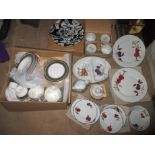 A quantity of tea and dinner tablewares to include Royal Worcester Evesham Vale