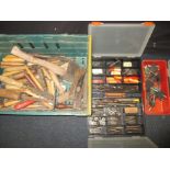 A quantity of wood working and engineering tools