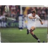 A 2010 acrylic print picture of Johnny Wilkinson, a one off Getty Image for a me