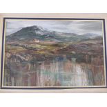 A framed oil on canvas "Donegal" signed Gilbert Wiper, gallery label to reverse