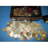 A quantity of mainly pre-decimal coins