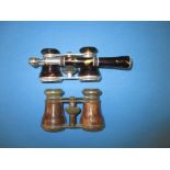 2 pairs of vintage opera glasses