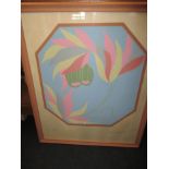 A 1983 limited edition print 4/10 titled "Art Deco" by Natasha Florean