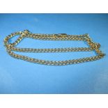 A 9ct gold necklace, approx weight 14.6g