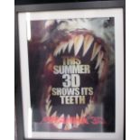 A one off promotional 3D poster for Piranha 3D