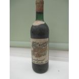 A 1925 bottle of cellar stored Marques De Murrietta Castillo Ygay Gran Reserva E