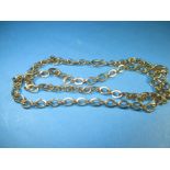 A large 9ct gold necklace, aprox weight 56g