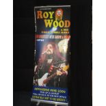 A large Roy Wood ticket office promotional pop up poster, authenticated by the c