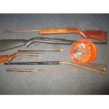 A parcel of vintage air guns and parts