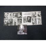 A rare full set of 20 classic picture postcards of Marilyn Monroe and a book on