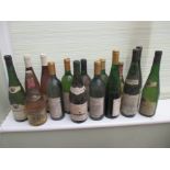 15 Bottles of cellar stored white wine dating 1990-91-92. Register and bid at ht