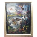 A framed picture of OZ The Great and Powerful, signed by 4 cast members