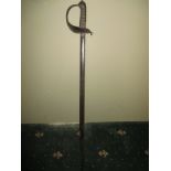 A late 19th century sword