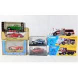 Two boxed Corgi classic lorries & five other boxed