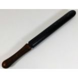 An early 20thC. wooden police baton