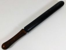 An early 20thC. wooden police baton