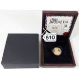 A boxed & certificated 2015 Guernsey gold proof on