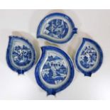 Four pieces of 18thC. Chinese Nanking porcelain le