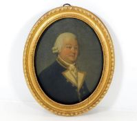 In the style of George Stubbs, a gilt framed 18thC
