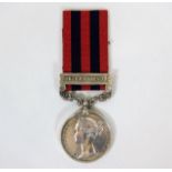 A Victorian war medal with Burma 1885-7 bar awarde
