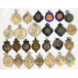 A collection of 26 early 20thC. cricket medals inc