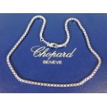 A fine quality, heavy gauge 18ct white gold Chopar