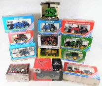 Thirteen boxed Ertl diecast tractor & other agricu
